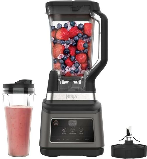 Blender Ninja BN750EU 2n1 me Auto-iQ, argjendtë/zi/gri