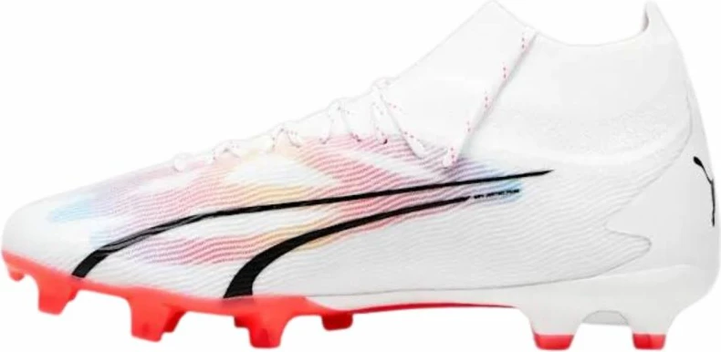 Atlete futbolli për meshkuj Puma Ultra Pro FG/AG, të bardha