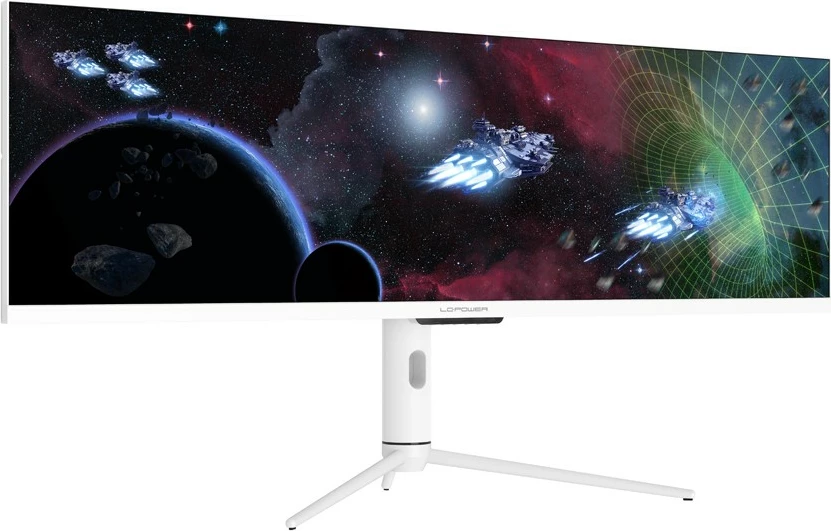 Monitor LC-Power LC-M44-DFHD-120, 43.8 inç, Double Full HD, 120 Hz, i bardhë