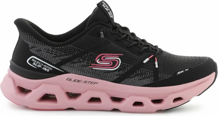 Atlete lifestyle Skechers Slip-ins Glide Step Altus Fast Lane 150513-BKMV, të zeza/mauve
