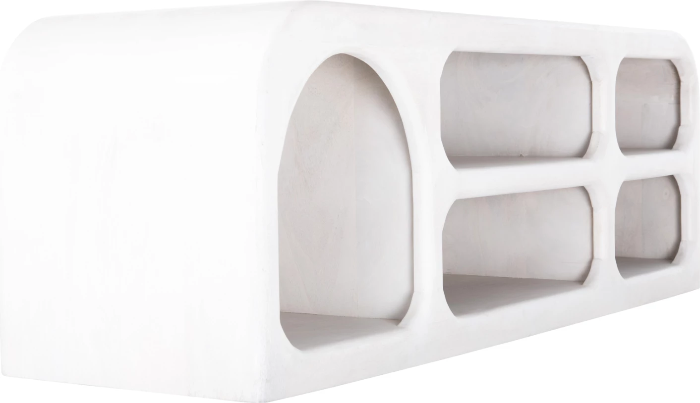 Kabinet TV HANDYR FH9704 dru mango ngjyrë bardhë 130x40x45H cm