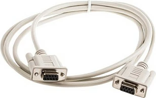 Kabllo seriale RS232 ROLINE DB9 femër-femër, 1.8 m, gri