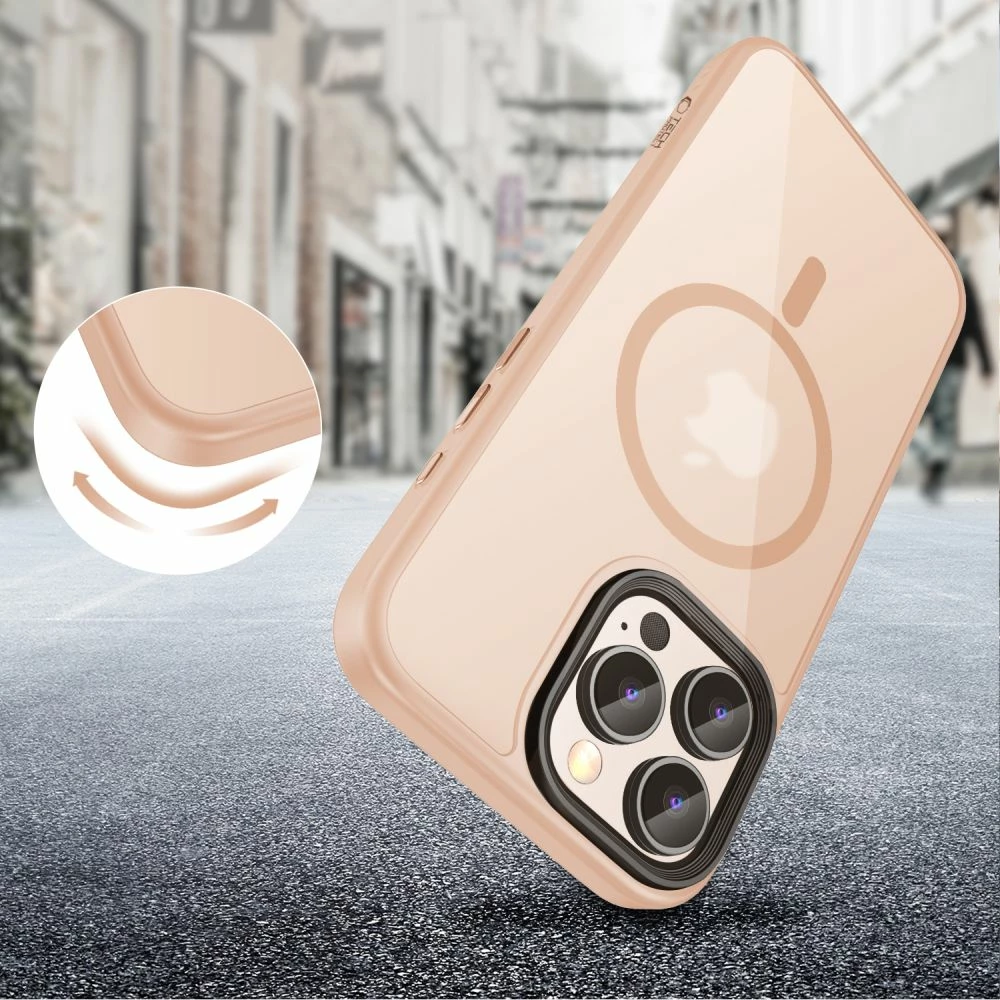 Mbështjellës Tech-Protect MagMat MagSafe për iPhone 16 Pro Max, Rozë