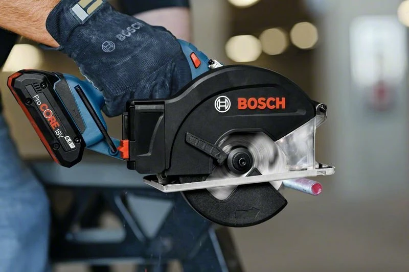 Sharrë rrethore pa kabllo Bosch GKM 18V-50 (06016B8001) 18V, L-BOXX, blu