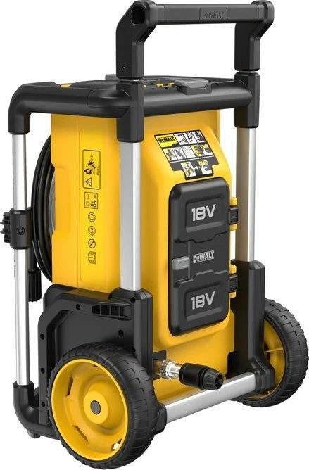 Larëse me presion pa kabllo DeWalt DCMPW1600N 2x18V XR 110 bar, verdhë/zi