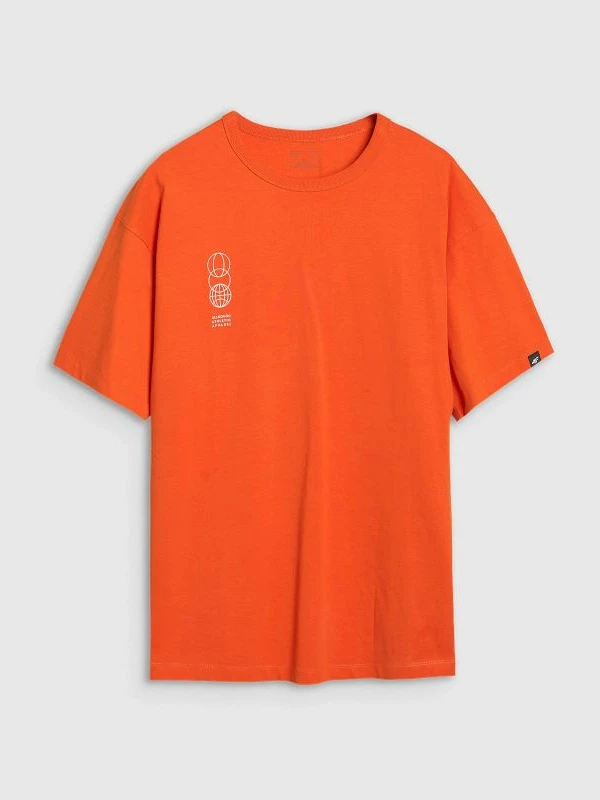 Maicë oversize për meshkuj 4F, me print