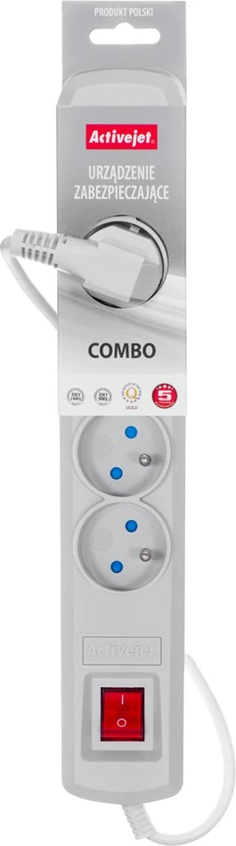 Kabllo vazhduese Activejet ACJ COMBO 5G/1.5M/BEZP, AUT/S