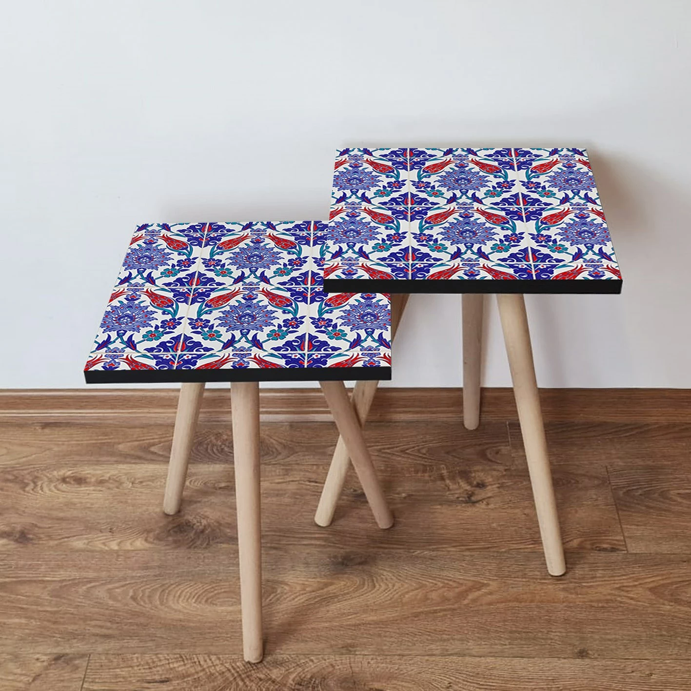 Set tavolina të mbivendosura, shumëngjyrëshe, Skye Decor, 2 copë, 2Shp224
