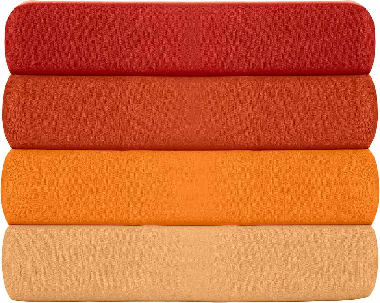 Set këllëfësh jastëku (2 copë), pambuk ranforce, ngjyrë kanelle, 50x80cm