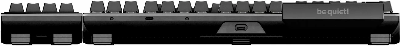 Tastierë mekanike be quiet! Dark Mount Silent Linear, RGB, full-size, me wrist rest, e zezë