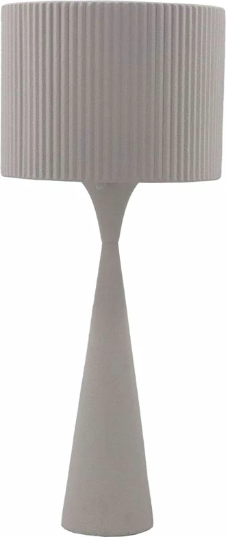 Llambë tavoline LINEAR 60, metal i bardhë, 26x26x60cm