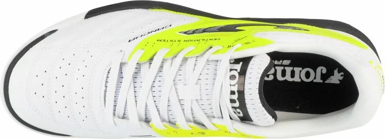 Atlete futbolli Joma për meshkuj, të bardha dhe të verdha [Madhësia: 43]