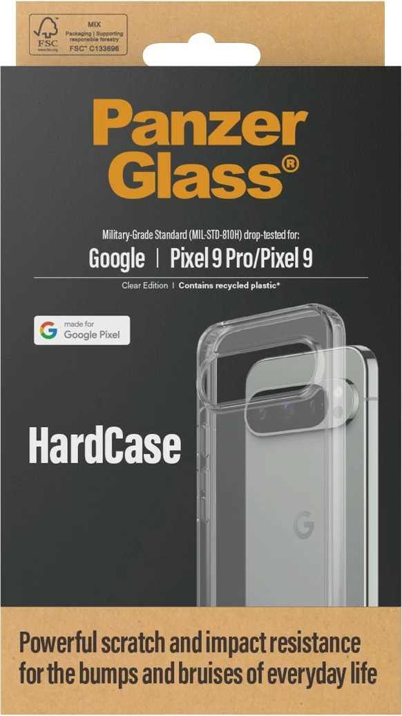 Mbështjellës PanzerGlass për Google Pixel 8 Pro, transparent