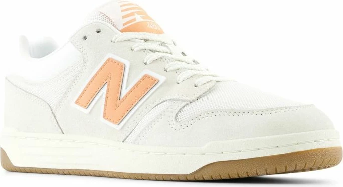 Atlete për meshkuj New Balance, të bardha dhe portokalli