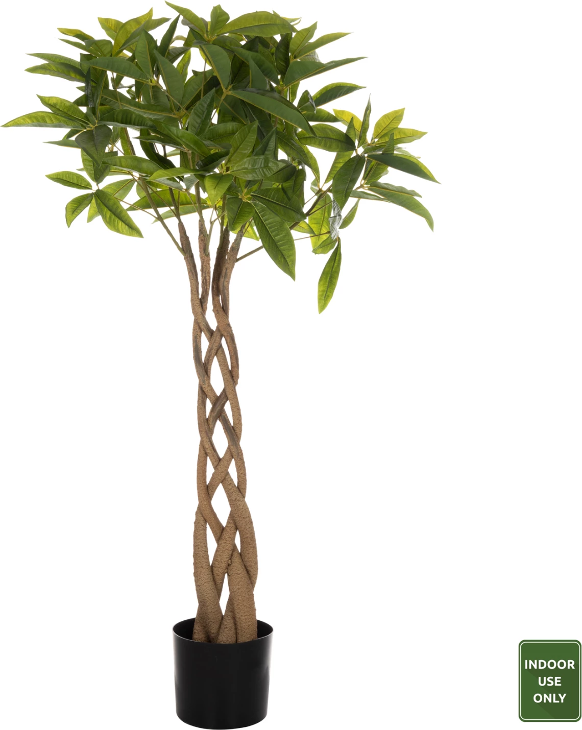 Bimë sintetike dekorative në vazo FH4001 Pachira Macrocarpa ("Pema e Parave") 116H cm