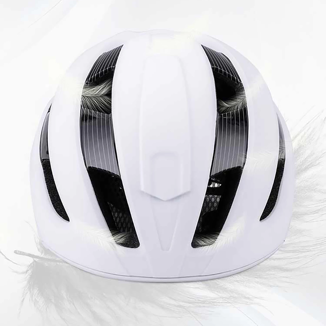 Helmetë biçiklete MTB, Wozinsky HT-001VCB, madhësi L (57-62 cm), e zezë dhe e bardhë