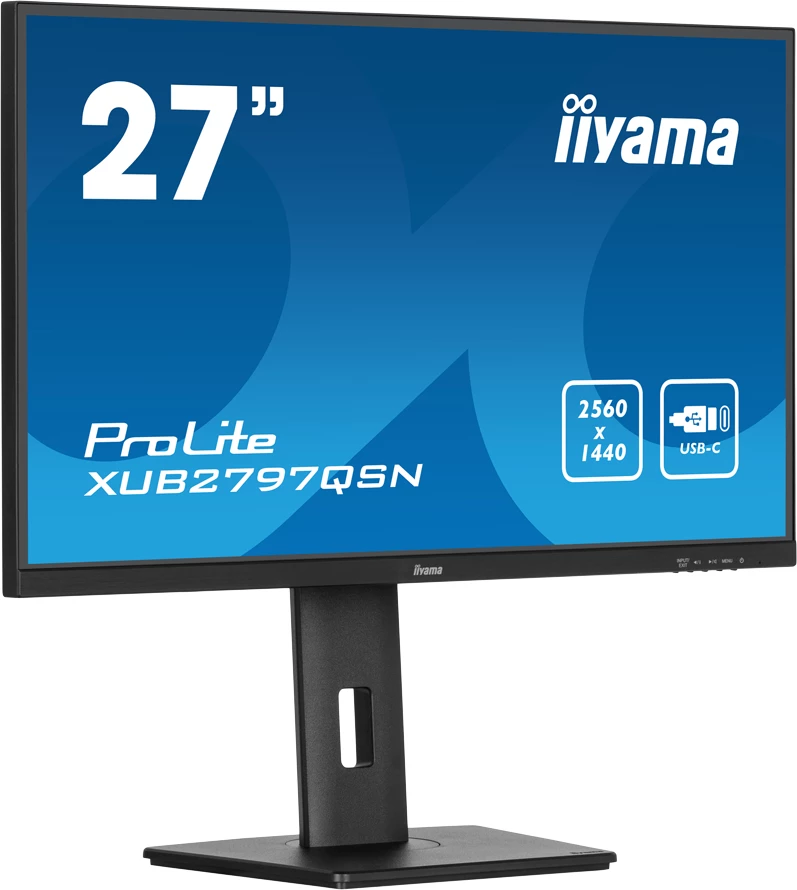 Monitor LED IIYAMA ProLite XUB2797QSN-B2 27\" QHD 2560x1440 100Hz IPS USB-C 65W, i zi