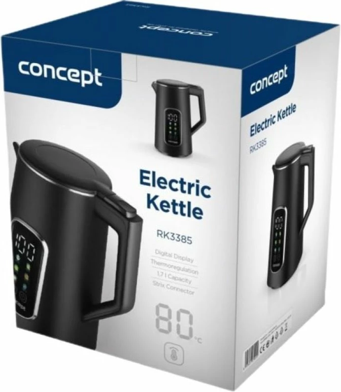 Çajnik elektrik CONCEPT RK3385, i zi, 1.7L