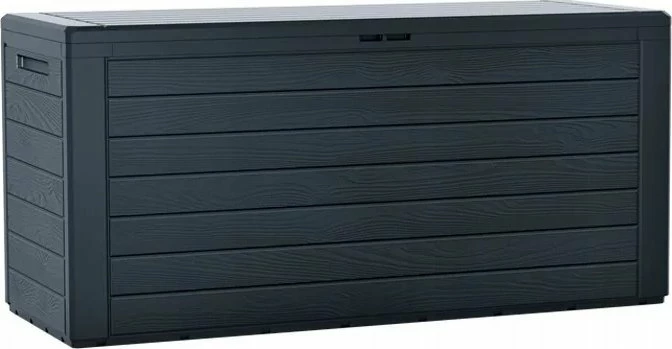 Kuti ruajtjeje kopshti Prosperplast WoodeBox 280 L, 116 x 43.3 x 55 cm, antracit