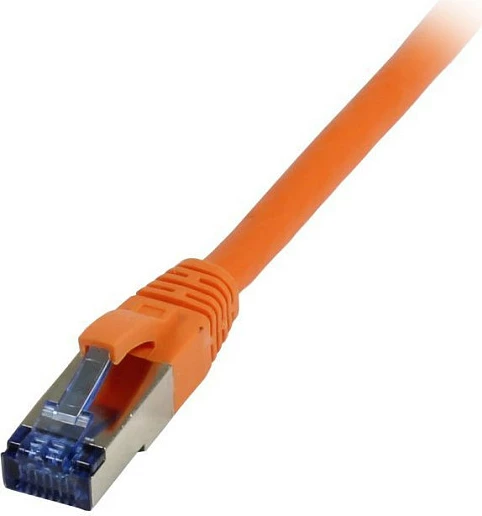 Kabllo rrjeti Synergy21 RJ45 CAT6A 0.25m, S/FTP, portokalli