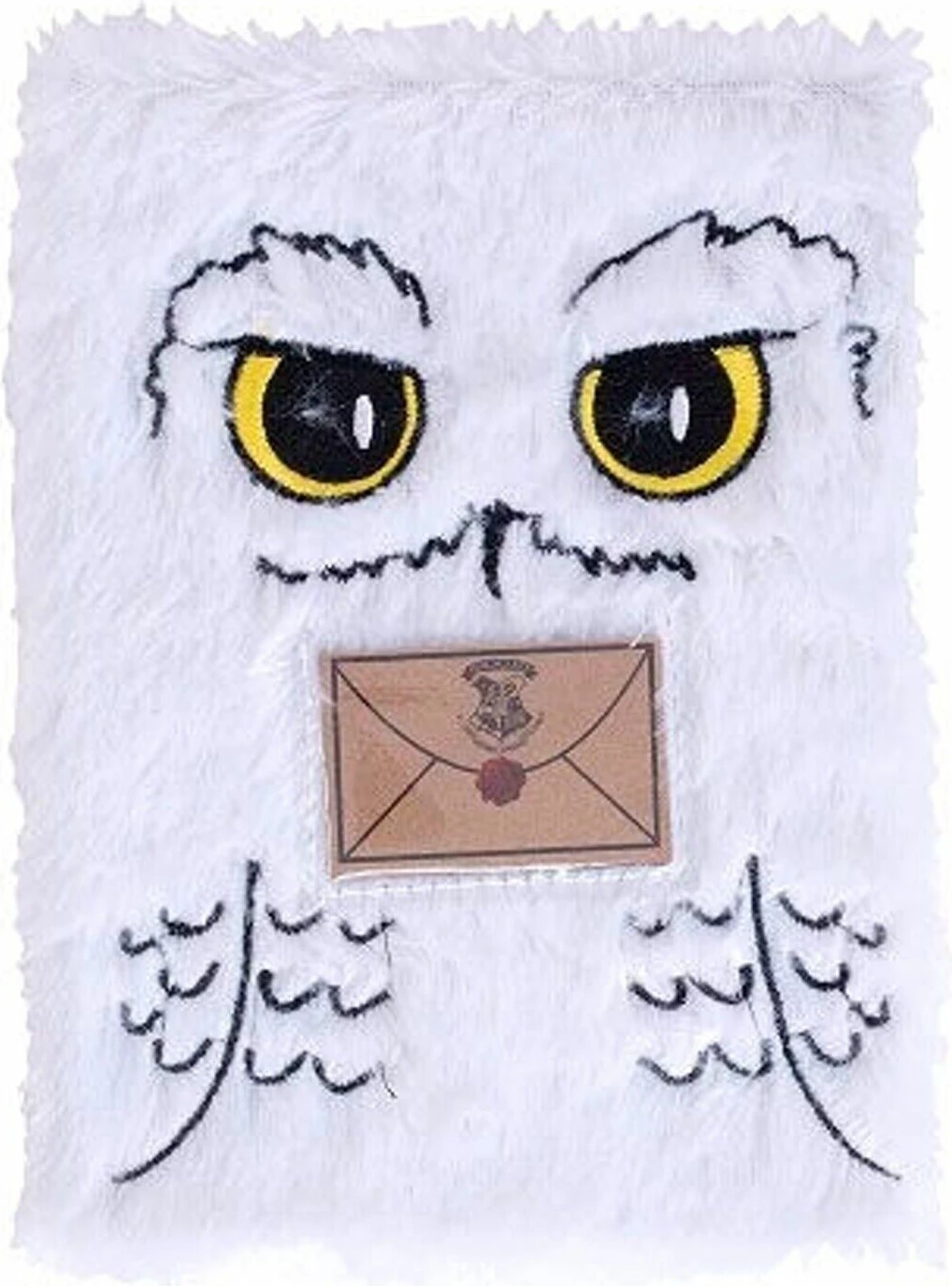 Fletore plush A5 Blue Sky Harry Potter Hedwig, me faqe me vija, e bardhë