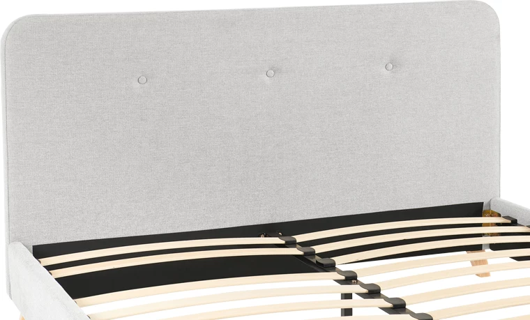 Krevat dopio Restel, ngjyrë gri, 160x200cm