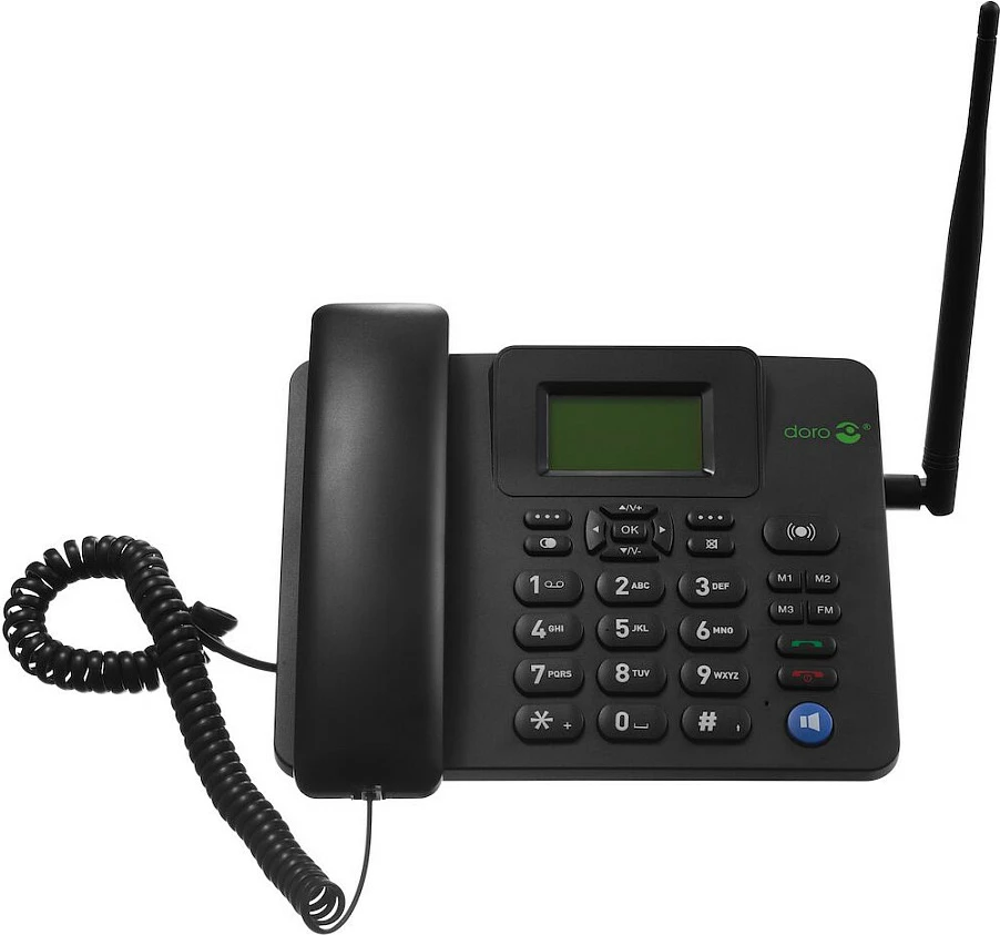 Telefon IP Doro 4100H, 0.08 GB, 500 kontakte, i zi