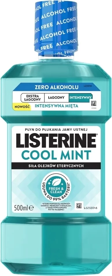 Mouthwash Listerine Cool Mint Intensive, 500ml