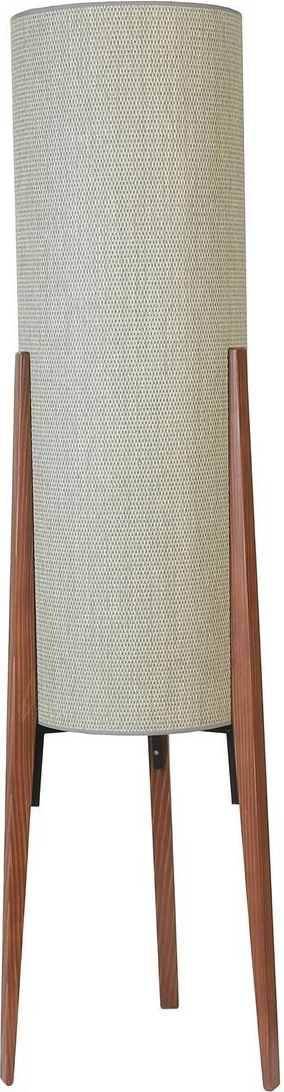 Llambë dyshemeje Opviq, Navas, ngjyrë e bardhë dhe arre, 140cm