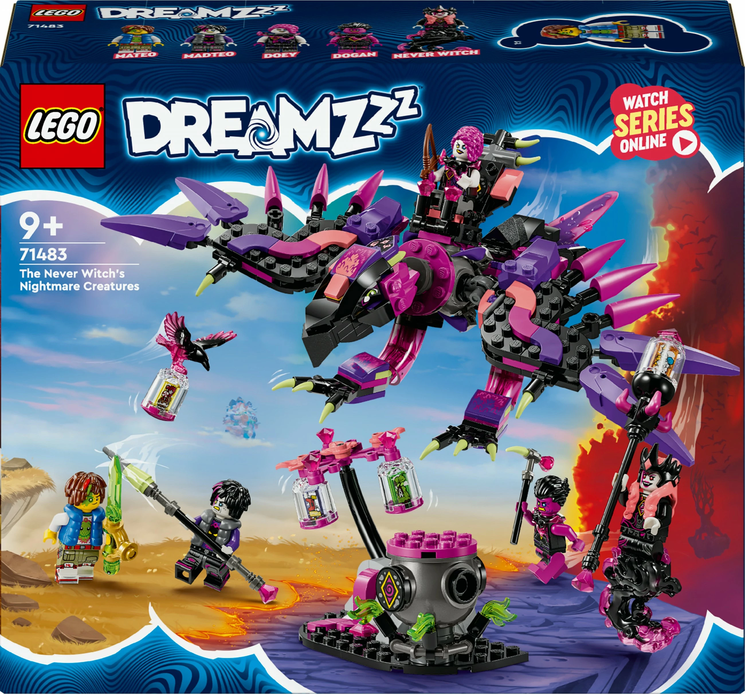 Set ndërtimi LEGO DREAMZzz 71483, 457 pjesë, shumëngjyrësh