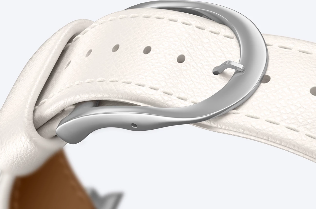 Rrip lëkure për Apple Watch AmazingThing Class Band, 45/46/49 mm, Bezhe e çelët