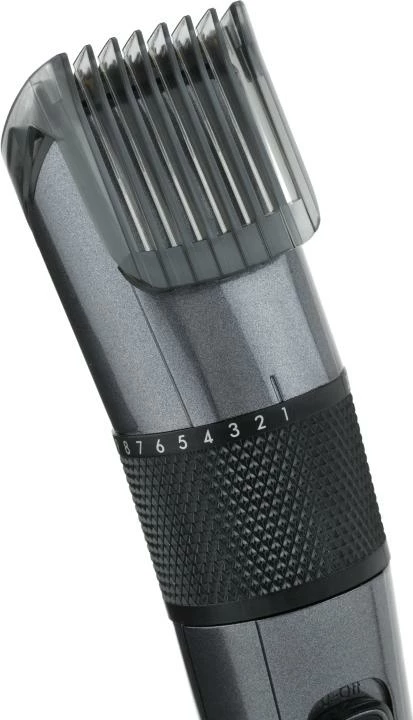 Makinë qethjeje BaByliss Men E976E, 26 gjatësi 0.5-25 mm, rrjet/aku, teh titanium, me krehër mjekre, e zezë/argjendtë