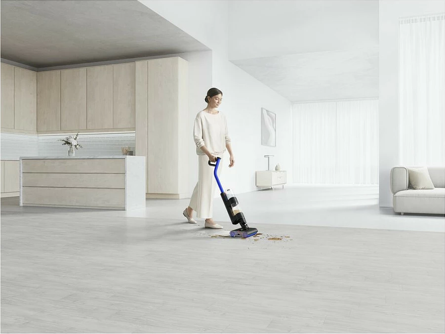 Fshesë me korrent Dyson Wash G1, Stick, Pa qese, 1 L, 0.8 L, E zezë, Blu