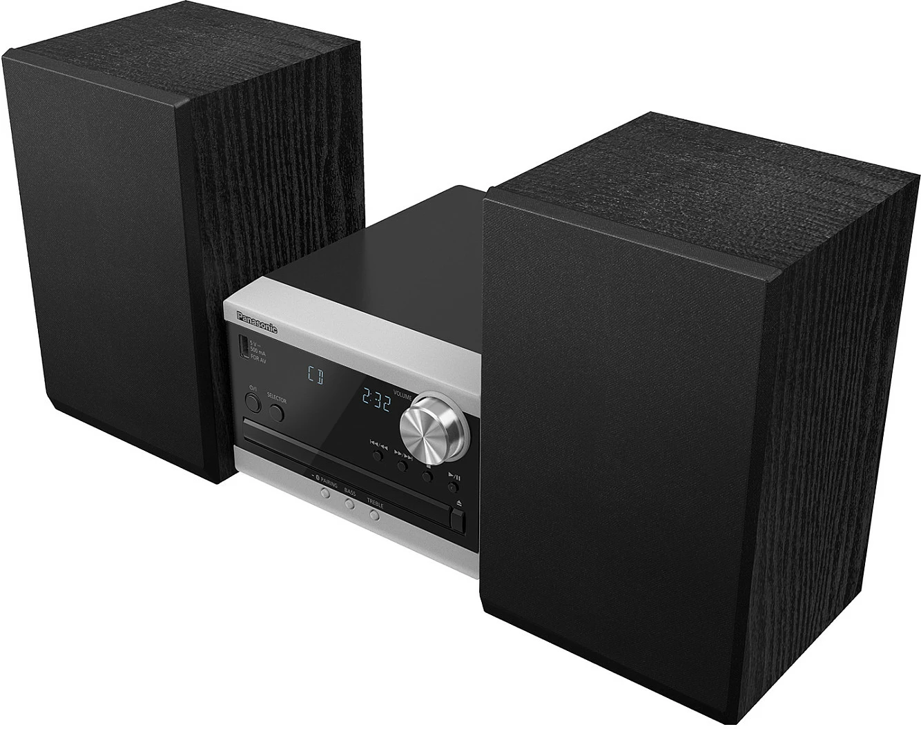 Sistem audio mikro Panasonic SC-PM272, 20W, argjend