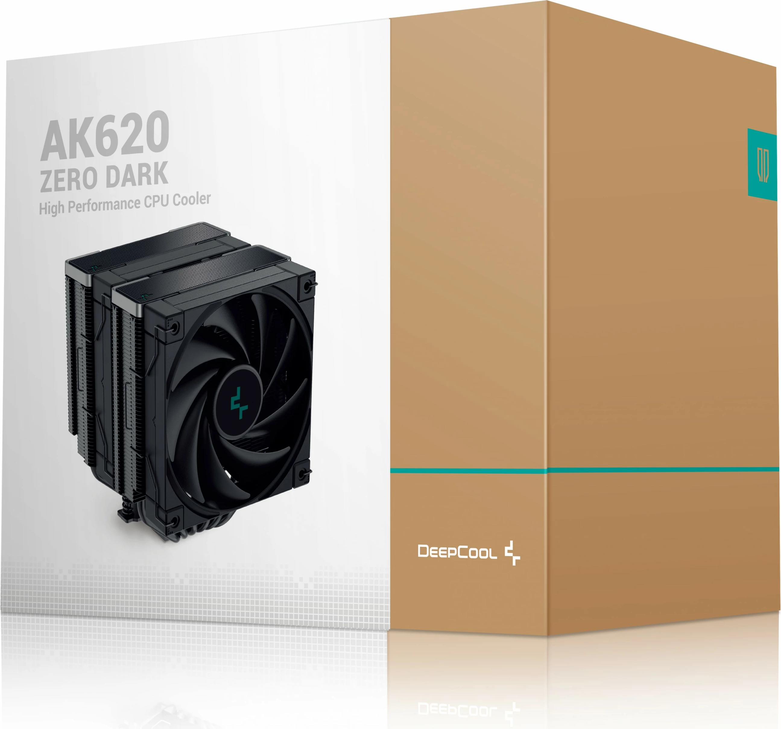 Ftohës ajri DeepCool AK620 ZERO DARK, 12 cm, 500-1850 RPM, i zi