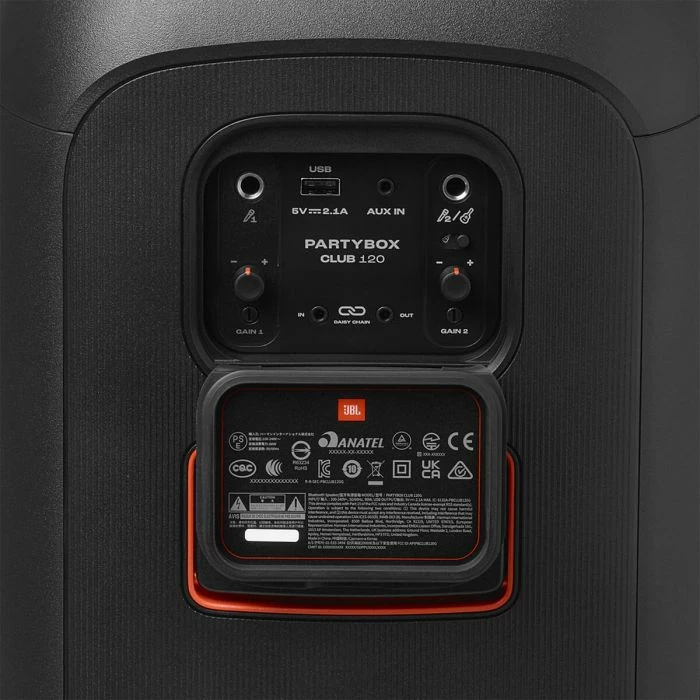 Altoparlant portativ JBL PartyBox Club 120 160W, Bluetooth 5.4, RGB, USB, IPX4, zi