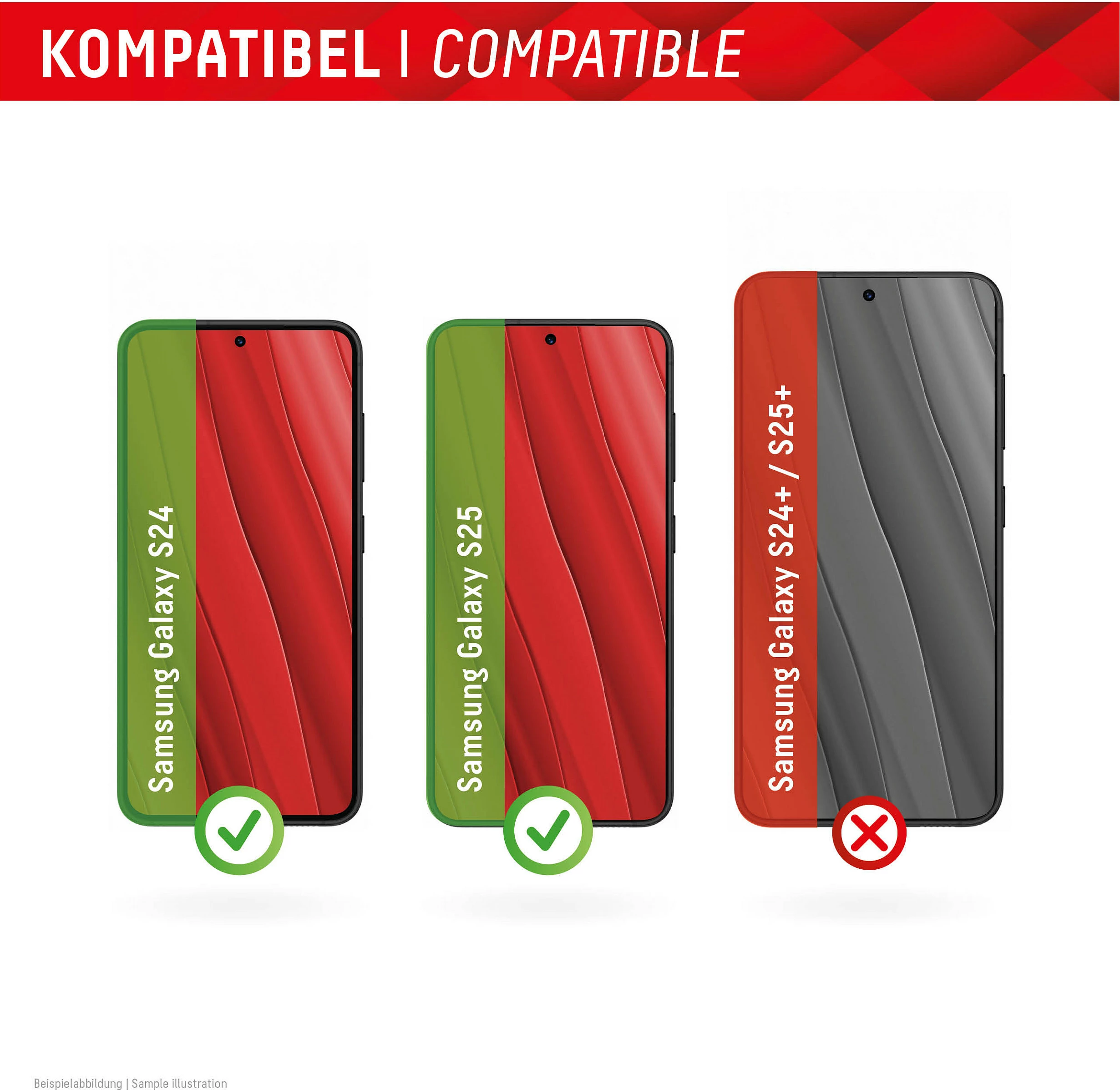 Mbrojtëse ekrani Displex Smart Glass 9H për Samsung Galaxy S24/S25, transparente