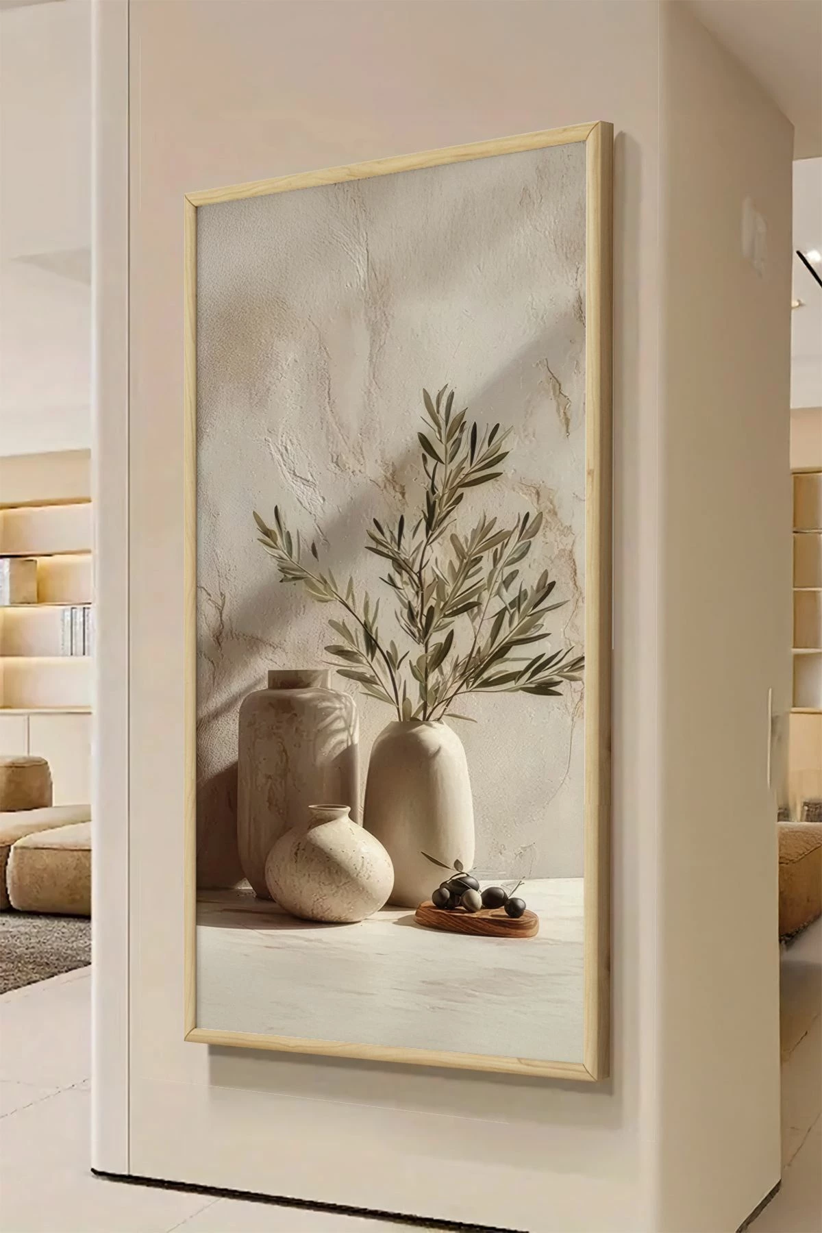 Pikturë dekorative me kornizë, MDF, Wallity, Artsmdfyty85-12050, shumëngjyrëshe, 120x50cm