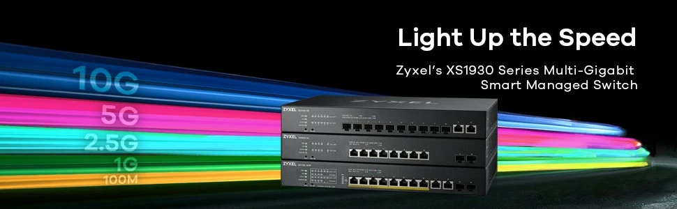 Switch Zyxel XS1930-12HP-ZZ0101F, Managed, L3, 10G Ethernet, PoE, Montim në rack, Ngjyrë e zezë