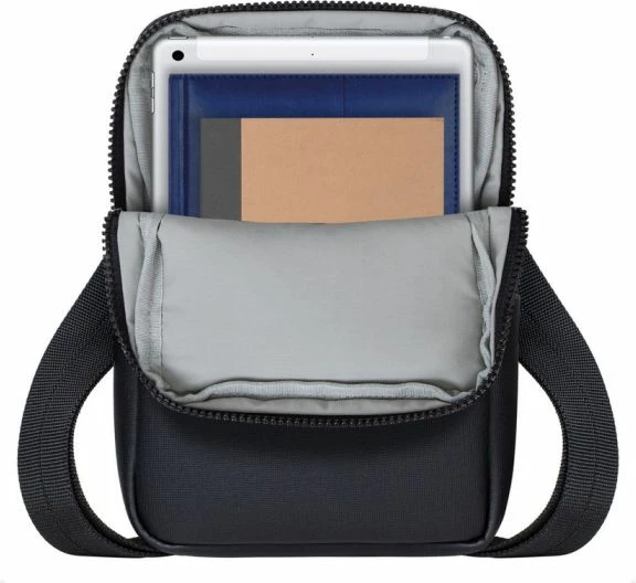 Çantë crossbody për tablet RIVACASE 8810, deri 8", e zezë melange