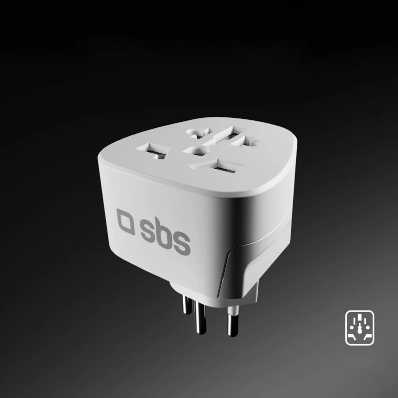 Adapter udhëtimi universal SBS CH, i bardhë