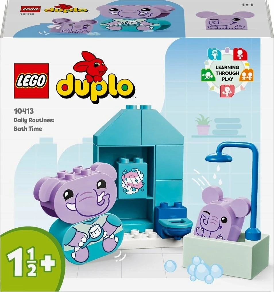 Set LEGO DUPLO Daily Activities Bath Time 10413, 15 copë