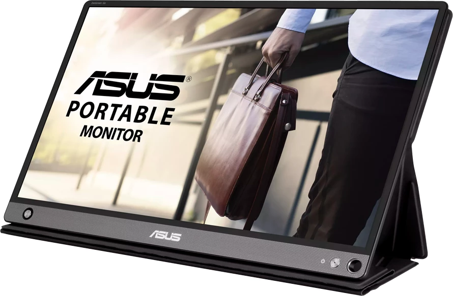 Monitor portativ ASUS ZenScreen Go MB16AHP 15.6\" Full HD, bateri e integrume, USB Type-C, Micro-HDMI, i zi