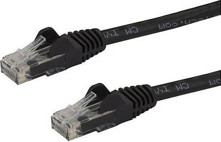 Kabllo rrjeti StarTech N6PATC10MBK Cat6, 10m, Gigabit, PoE, e zezë