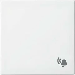 Kapak ndërprerësi Busch-Jaeger 2520 KI-914, 1 modul, 55x55 mm, IP20, i bardhë