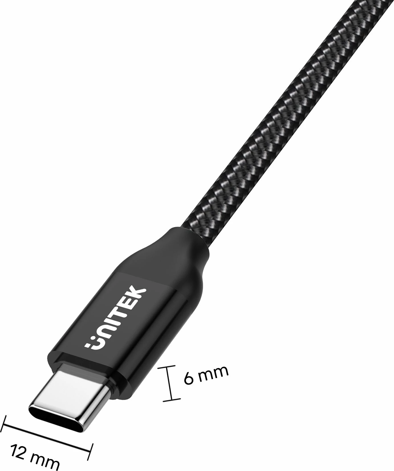 Kabllo USB‑C në USB‑C Unitek C14059BK 2 m, e zezë