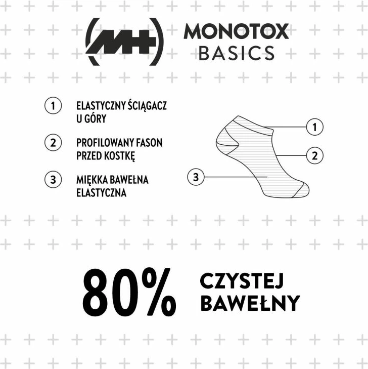 Çorape Monotox, të zeza [Madhësia: 35 - 38]