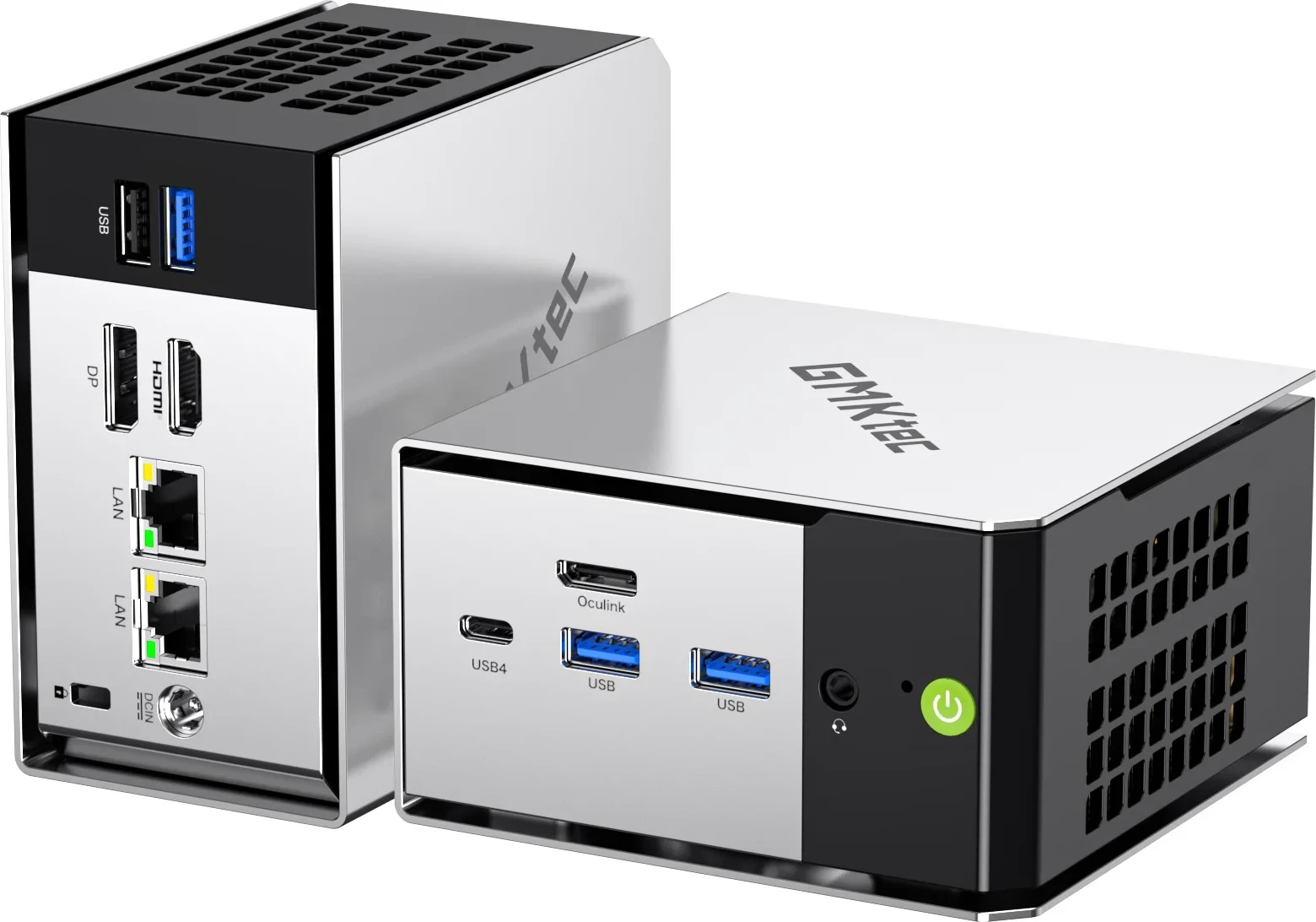 Mini Kompjuter GMKtec M8 Ryzen PRO 6650H 16GB LPDDR5 1TB NVMe SSD Windows 11 Pro Silver/Black