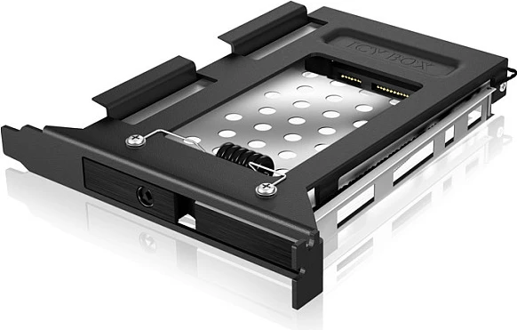 Kasë ICY BOX për 2.5" SATA HDD/SSD, PCI slot, e zezë