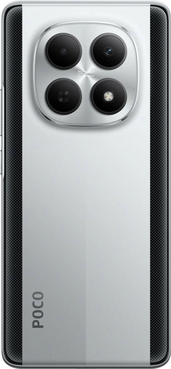 Celular Xiaomi POCO M8 5G 8/256GB argjendtë